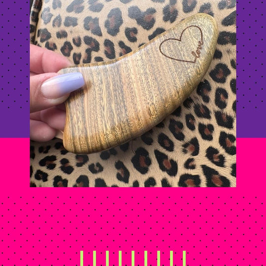 Wood Gua Sha Engravable image 0