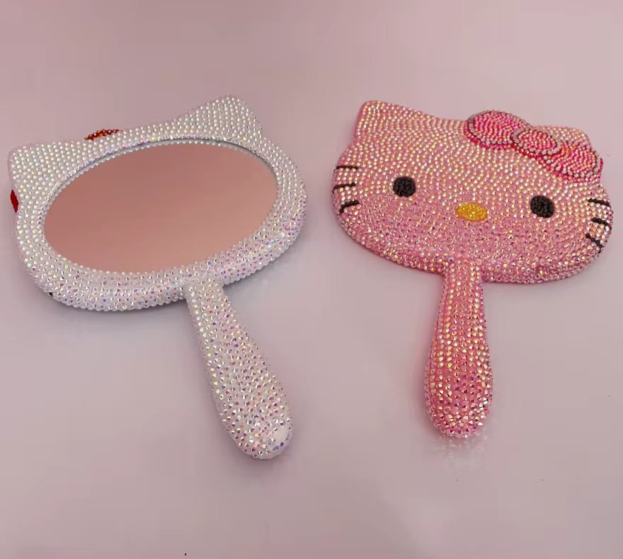 Bling HK Mirror (all red, pink cheetah left in stock) image 1